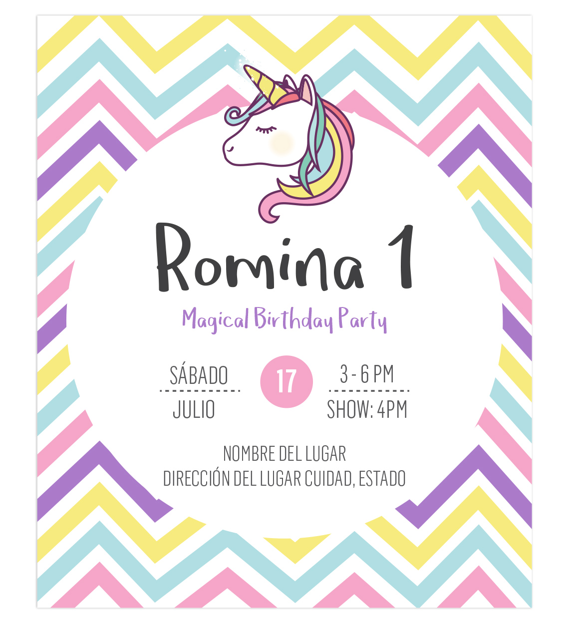 Featured image of post Invitacion Unicornio Con Foto peinados pasteles ropa frases disfrases amolosunicornios