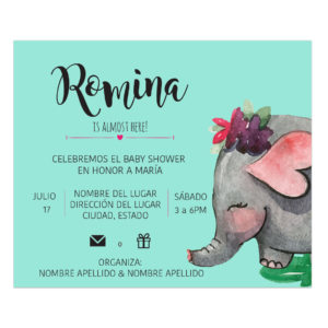 Invitación Baby Shower Manny