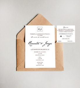 Invitación Boda Cuadro