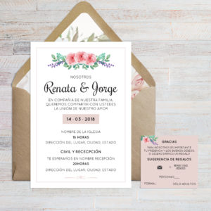 Invitación Boda