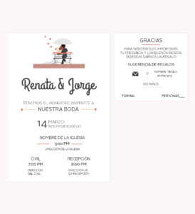 Invitación Boda