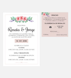 Set de Diseño de Invitación