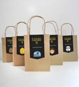 Etiqueta Bolsa de Dulces Star Wars