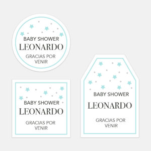 Tarjeta de Agradecimiento Baby Stars