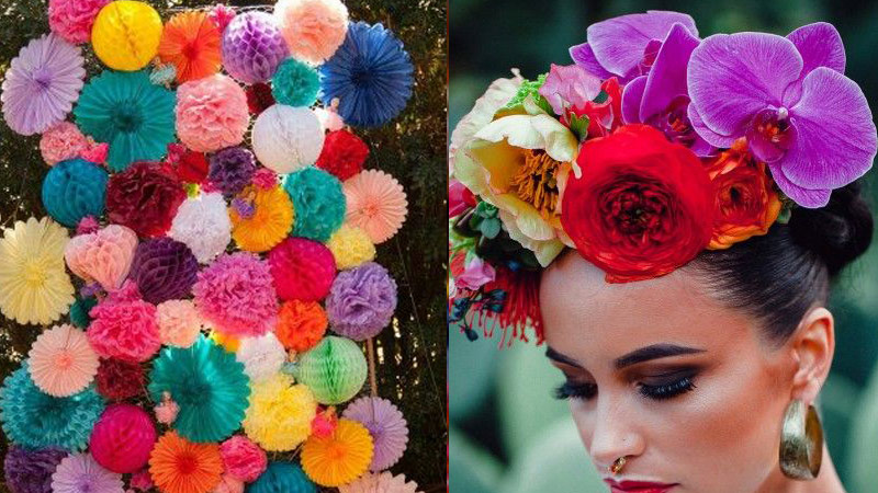 Ideas Boda Mexicana - Pastel, Ramo de Flores todo el estilo Mexicano