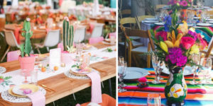 Centro de Mesa Boda Estilo Mexicano