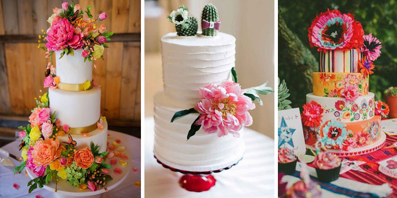 Pastel Boda Estilo Mexicano