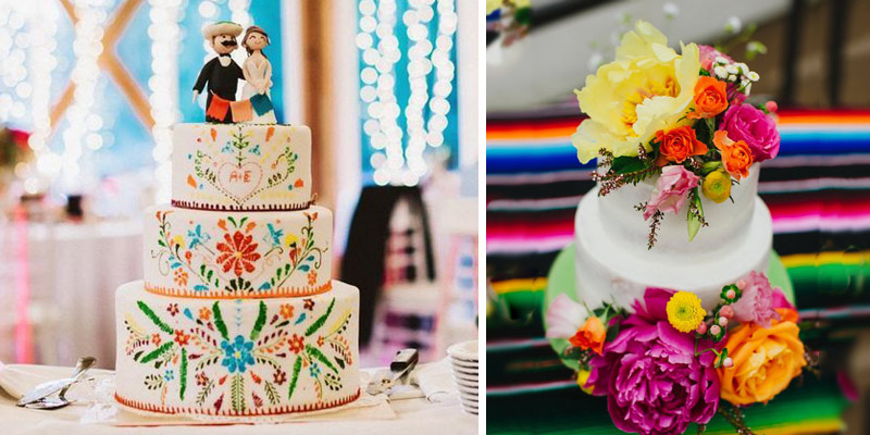 Pastel Boda Estilo Mexicano