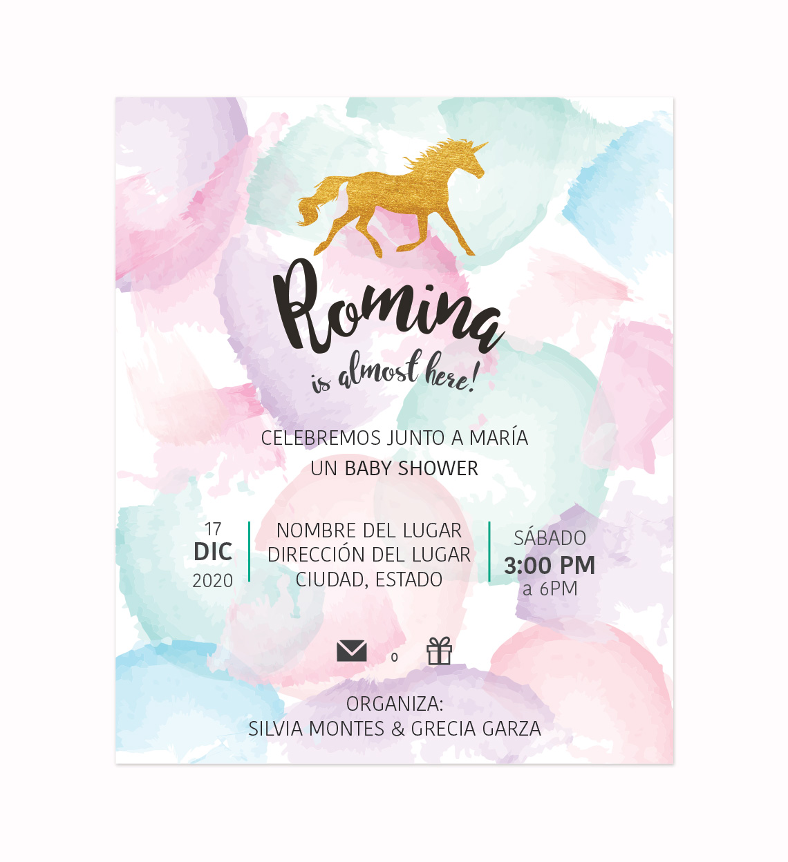 Featured image of post Invitacion Unicornio Baby Shower Lindos dise os originales como invitaciones para whatsapp etiquetas toppers circulos multiusos cajas y mucho m s