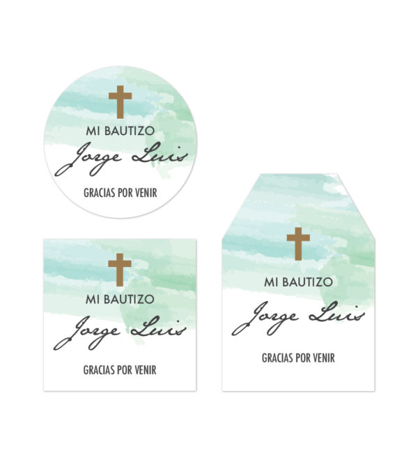 Tarjeta Bautizo Ocean