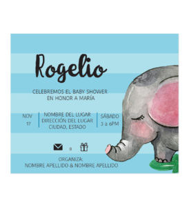 Diseño Invitación Baby Shower Toti