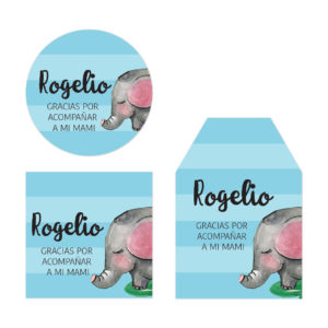 Tarjeta de Agradecimiento Baby Shower Toti