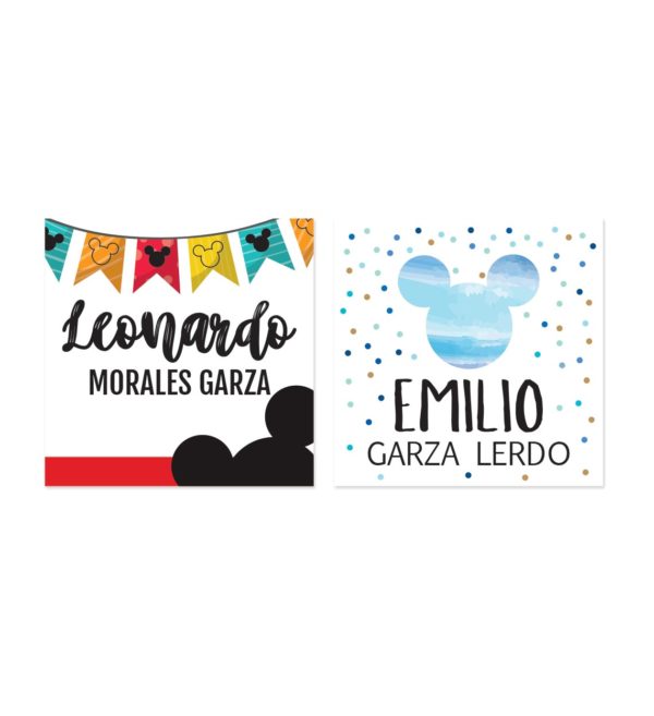 Tarjetas para Regalos Mickey