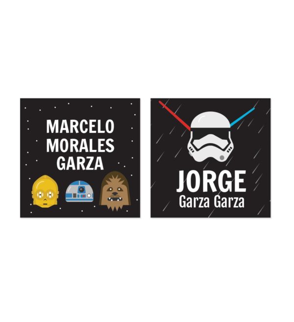 Tarjetas para Regalos Star Wars