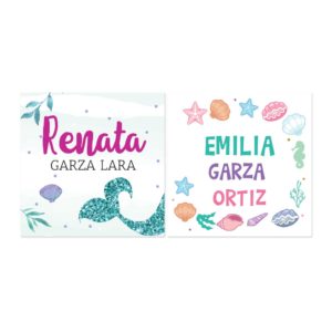 Tarjetas para Regalos Sea Sirenita