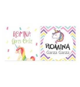 Tarjetas para Regalos Unicornio