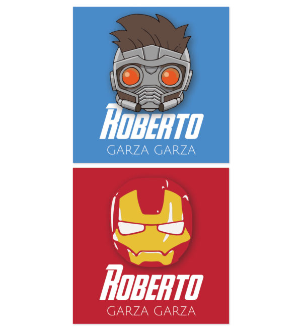 Tarjetas para Regalos Iron Man y Star Lord