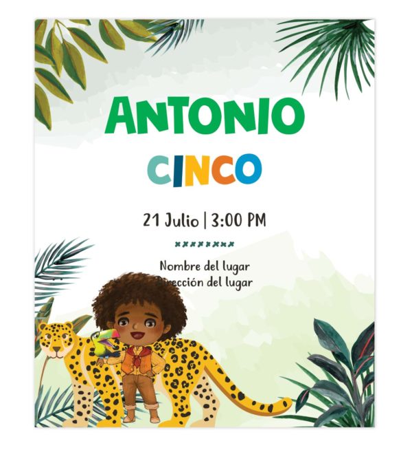 Invitación Antonio Encanto