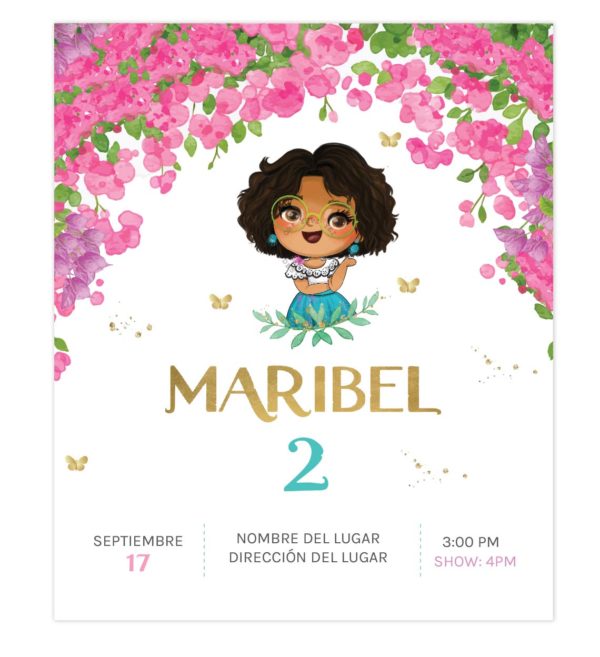 Invitación Encanto Mirabel