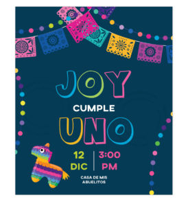 Invitación Piñata Mexicana