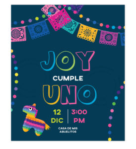 Invitación Piñata Mexicana