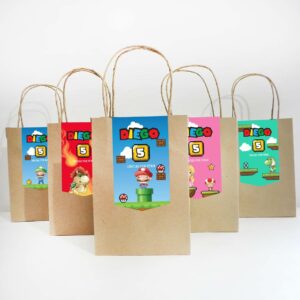 Etiquetas para Bolsa de Dulces Super Mario Bros