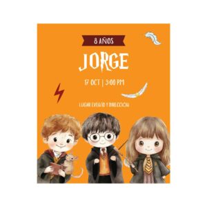 invitacion harry potter